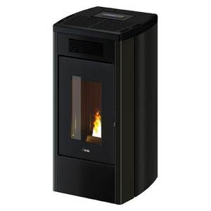 Estufa de Pellets Atena Plus 12 T2 de Acero Antracita, 5 Estrellas, 12kW, Clase A+, 7023117 - Product Image 1