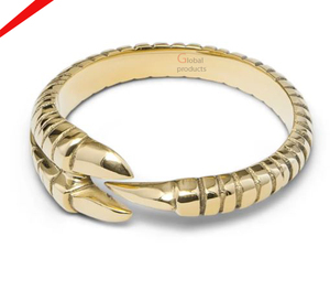 Servilletero de forma redonda con acabado dorado brillante decorativo 2025 para restaurante y bar de hotel - Product Image 4