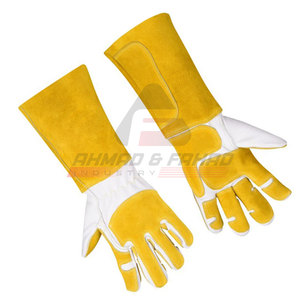 Gants de protection de travail en cuir solide pour hommes Gants de soudage de sécurité pour l'extérieur Tarif de gros pour l'hiver - Product Image 1