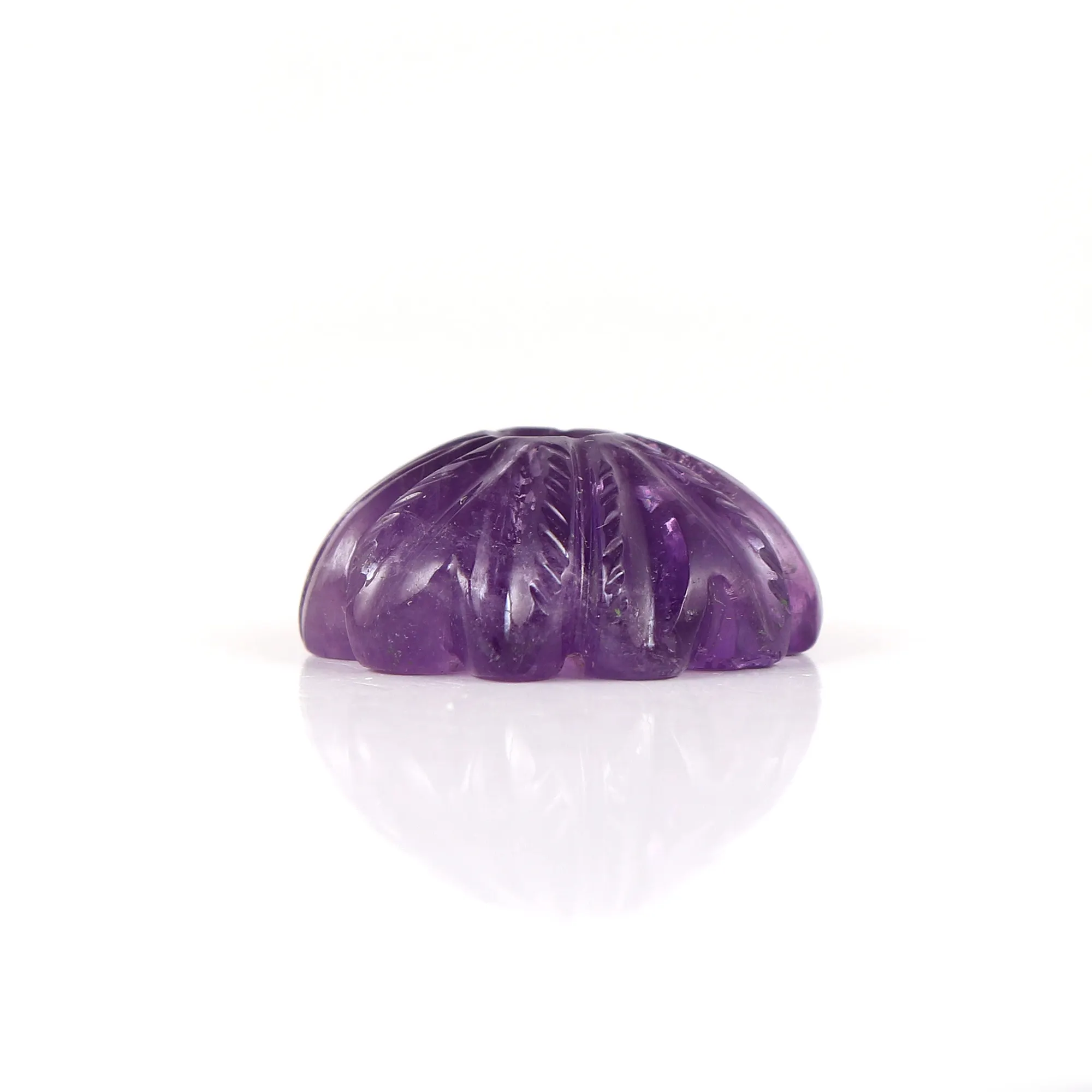Batu bunga kecubung Afrika longgar bantal terkalibrasi potongan ungu batu permata Amethyst produk Massal buatan tangan