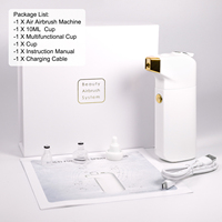 Compresseur de gâteaux Portable, brosse à Air, ongles, maquillage, pistolet à peinture, fond de teint, aérographe sans soleil, Kit de Machine de bronzage