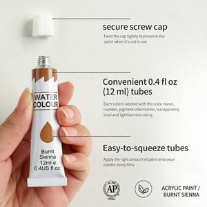 Oferta~Juego de Pintura Acrílica de 12 Colores para Pintura al Óleo-16049 # - Product Image 5