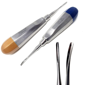 Élévateur dentaire jetable à manche en acier inoxydable, manuel, certifié CE, avec poignée ergonomique, instruments chirurgicaux dentaires - Product Image 3