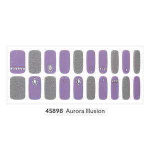 ShineB-tiras de Gel para uñas #45898 Aurora Illusion, envolturas de uñas fáciles, salón de uñas, alta calidad, hecho en Corea - Product Image 2