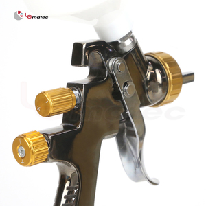 Pistolet à air comprimé Lematec Hvlp, buse de 1,3 mm, gobelet de 600 cc, alimentation par gravité, pour la peinture, le travail du bois et la menuiserie - Product Image 4