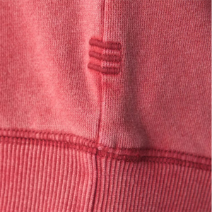 Top court respirant en soie pour femmes personnalisable sweats à capuche hiver Streetwear imprimé capuche doublée court devant Service OEM disponible - Product Image 4