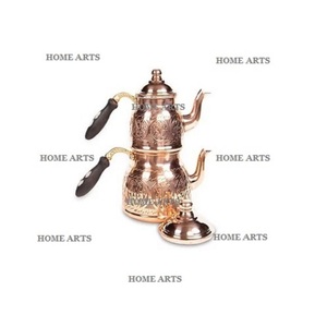 Juego de 2 hervidor de té de café de aluminio forma redonda hervidor de té y café de tamaño personalizado para proveedor mayorista - Product Image 2