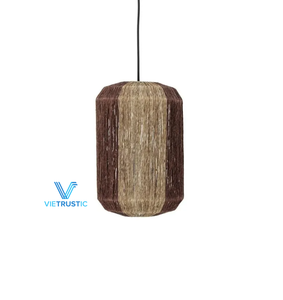 ไม้ไผ่ปอกระเจาข้าวโพดกรอบโคมไฟเพดานไม้ดีไซน์แบบยั่งยืนออกแบบได้ตามต้องการสำหรับบ้านคาเฟ่ - Product Image 5