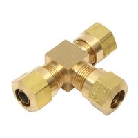 Offre Spéciale Boeray RP2010 Raccords en T forgés en laiton à compression homologués DOT 300 PSI pour systèmes d'air de camions et industriels