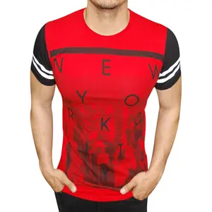 New York City Graphic Tee Popular Top Trend Latest T Shirts Regular Fit for Men Custom Brand Logo And Color