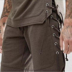 2025 último diseño de ropa de calle nuevo estilo conjunto de pantalones cortos para hombre conjunto de sudor personalizado de alta calidad tendencia hombres conjuntos de pantalones cortos de 2 piezas - Product Image 3