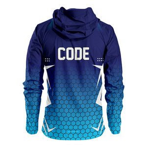 Chaqueta Cortavientos Deportiva Unisex de Alta Calidad, Holgada, Impermeable, Transpirable, con Capucha, Cremallera Completa, Talla Grande, Ligera - Product Image 5