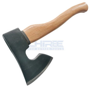 Hacha rusa de 600g/800g, herramientas forestales, cabeza de hacha forjada, mango de madera - Product Image 1