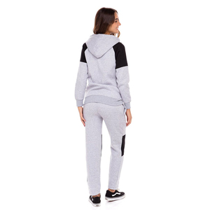 Survêtements personnalisés en coton avec logo personnalisé et poche latérale pour femmes surdimensionnés - Product Image 2