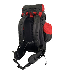 กระเป๋าเป้เดินป่ากันน้ำ 50 ลิตร พิมพ์โลโก้ได้ ดีไซน์ใหม่ กระเป๋าเดินทางสำหรับกิจกรรมกลางแจ้ง จากโรงงานเวียดนาม ทำจากไนลอน - Product Image 4