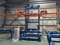 Machine de palettisation automatique d'acier en section C/Z, empileur contrôlé par PLC, moteur haute efficacité, système d'empilage pour la construction