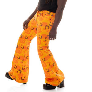 Pantalons de survêtement streetwear personnalisés, style hip-hop, pantalons évasés, pantalons empilés, 100% coton, pantalons de survêtement amples pour hommes, pantalons de survêtement de sport pour hommes - Product Image 3