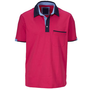 Logotipo personalizado bordado 100% algodón personalizado bordado transpirable logotipo personalizado hombres Golf negocios uniforme Color sólido Polo camisa - Product Image 1