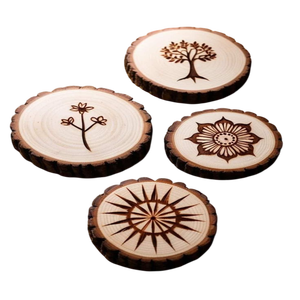 Juego de posavasos de madera más vendido, posavasos modernos hechos a mano, alfombrilla protectora para mesa de PC, mesas de café para hoteles, inauguración de la casa - Product Image 6