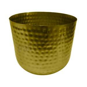 Maceta martillada de acero inoxidable para jardín y uso doméstico Macetas y jardineras - Product Image 1