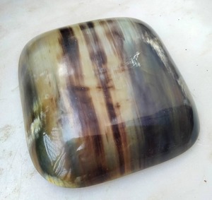 Genuine Water Buffalo Horn Salad Serving Bowl Hand Carved Horn Simple Design <b>Home</b> Decoration Agate On Sale By HF CRAFTS - Product Image 6