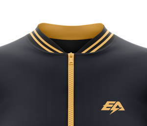 Chaqueta universitaria XL de alta calidad 100% poliéster polar cuero de lujo sensación suave Puffer ropa deportiva corte ligero coser Jersey con capucha - Product Image 4