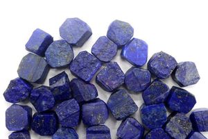 25 pièces bleu foncé 10-12 MM pierres précieuses de Lapis Lazuli taillées à la main qualité impressionnante pierre de bijoux en vrac naturelle brute non traitée - Product Image 4