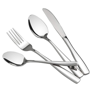 Stainless Steel Polished Luxury Dining Utensils Sleek Handle Corrosion Resistant Cutlery Flatware <b>Set</b> Business Gifts Mirror - Product Image 6