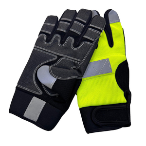 Customized Flexible Leather Protective <b>Mechanic</b> Gloves for Construction Work Wear Safety Hand Gloves - Product Image 2