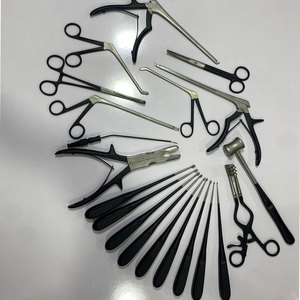 Juego de laminectomía, 35 Uds., instrumentos quirúrgicos ortopédicos con revestimiento negro, juego de instrumentos de calidad superior, calidad alemana - Product Image 1