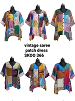 2022 Vintage Yeni %100 Pamuklu Dantel Hint Boho Mini Elbise V Yaka Fermuarlı 2 Cepli Düğmeli Püsküllü Çok Renkli Günlük Baskılı Şık