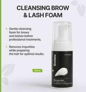 BrowXenna ®   Champú en espuma para limpieza profunda de cejas, 100 ml - Product Image 1