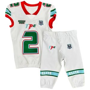 Uniforme de Fútbol Americano Reversible en Dorado Cromado Brillante con Tela Transpirable de Secado Rápido y Antibacteriana - Product Image 5