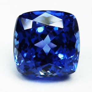 อัญมณี Tanzanite เจียระไนแบบเหลี่ยมเพชรพลอยธรรมชาติคุณภาพสูงอัญมณีสีฟ้าเข้มหลายรูปทรง - Product Image 2