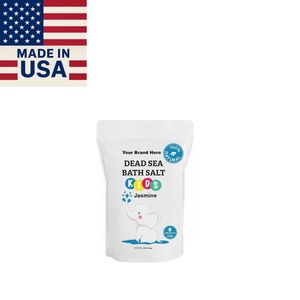 อ่างอาบน้ำมะลิฉลากส่วนตัวสำหรับเด็ก4ปอนด์เกลือทะเลเดดซีเม็ดละเอียดแพ็คมีขนาดใหญ่ใช้ซ้ำได้สำหรับใช้ในร่างกาย - Product Image 1