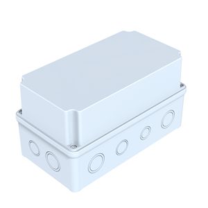 Caja de conexiones moldeada por inyección blanca impermeable IP65 de plástico ABS 120x220x120mm caja de instrumentos electrónicos montada en la pared - Product Image 2