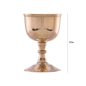 Solid Brass <b>Goblet</b> Set | Royal Handmade Decorative Cup | Elegant Vintage Style Chalice for Home Table Decor & Gifting Use - Product Image 2