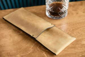 Full Grain Leather Eco-Friendly Luxury Handmade <b>Cutlery</b> Holder & Flatware Storage Bag for Restaurant Dining Organizer LRCH-0028 - Product Image 2