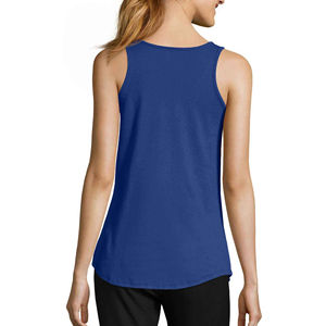 Camiseta sin Mangas de Moda con Logotipo Personalizado OEM, Camiseta Deportiva Transpirable Lisa para Gimnasio, Venta al por Mayor para Adultos y Niñas - Product Image 3