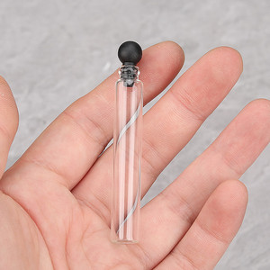 Flacons d'échantillons d'huiles essentielles et de parfums avec impression de logo personnalisé, 0,5 ml/1 ml/2 ml/3 ml, petits flacons en verre, tubes à essai avec bouchons - Product Image 6