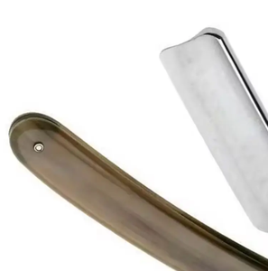 Maquinilla de afeitar de acero inoxidable para peluquero, maquinilla de afeitar recta para peluquero, maquinilla de afeitar profesional de borde recto - Product Image 5