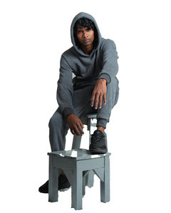 Sweat-shirts à capuche surdimensionnés vintage thermiques à épaules tombantes délavés à l'acide personnalisés pour hommes en tissu lourd délavé à l'acide Taille plus - Product Image 6