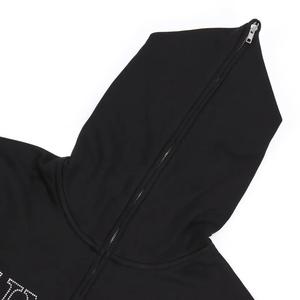 Sudadera con Capucha Completa con Cierre, Gruesa, Estilo Urbano, Personalizable, Lisa, Extragrande, Unisex, con Cierre Completo, Térmica - Product Image 6