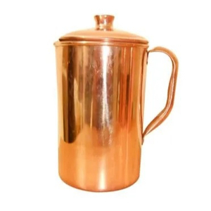Jarra de Agua de Cobre de Diseño Clásico y Alta Calidad con Tapa de Rosca, Apta para Lavavajillas, para Decoración de Mesa de Cocina, Restaurantes, Precio al por Mayor - Product Image 1