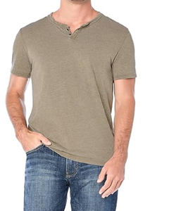 เสื้อยืดคอวีแบรนด์ Mens Venice Burnout - Product Image 1