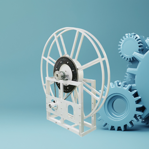 12V 500W en aluminium naturel 2 "Aviation simple enrouleur de tuyau conception OEM ODM avec 1 an de garantie équipement de service d'essence - Product Image 2