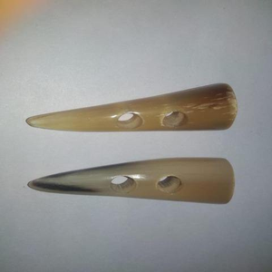 Ensemble de boutons en corne de buffle/noir de vache naturelle, pierre principale, imperméable, fait à la main, boutons de cravate élégants, boutons de manchette pour cadeau d'affaires - Product Image 4