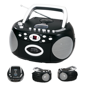 <span class=keywords><strong>CD</strong></span>-738 xách tay Boombox AM/FM Radio Cassette recorder Máy nghe nhạc <span class=keywords><strong>CD</strong></span> trong một thiết kế thuận tiện - Product Image 3