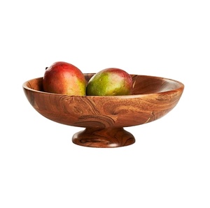 Mango <b>Wood</b> <b>Fruits</b> <b>Bowl</b> With New Finished New Latest New Serving <b>Bowl</b> for Serving <b>Fruits</b> New <b>Bowl</b> in Wholesale Price - Product Image 1