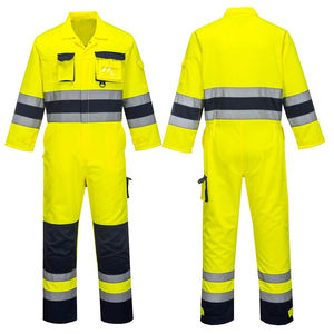 Combinaison de sécurité respirante de qualité supérieure haute visibilité, best-seller, vêtements de travail universels en coton, uniforme de travail unisexe - Product Image 6